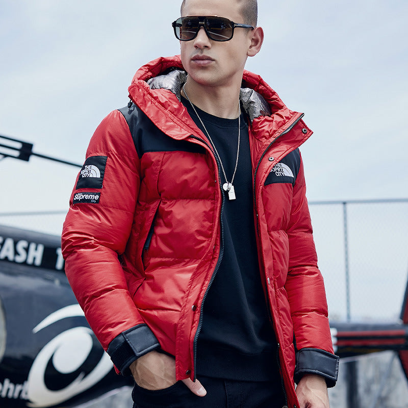 Loose Casual Thick Down Padded Jacket Men Loose Casual Thick Down Padded Jacket Men