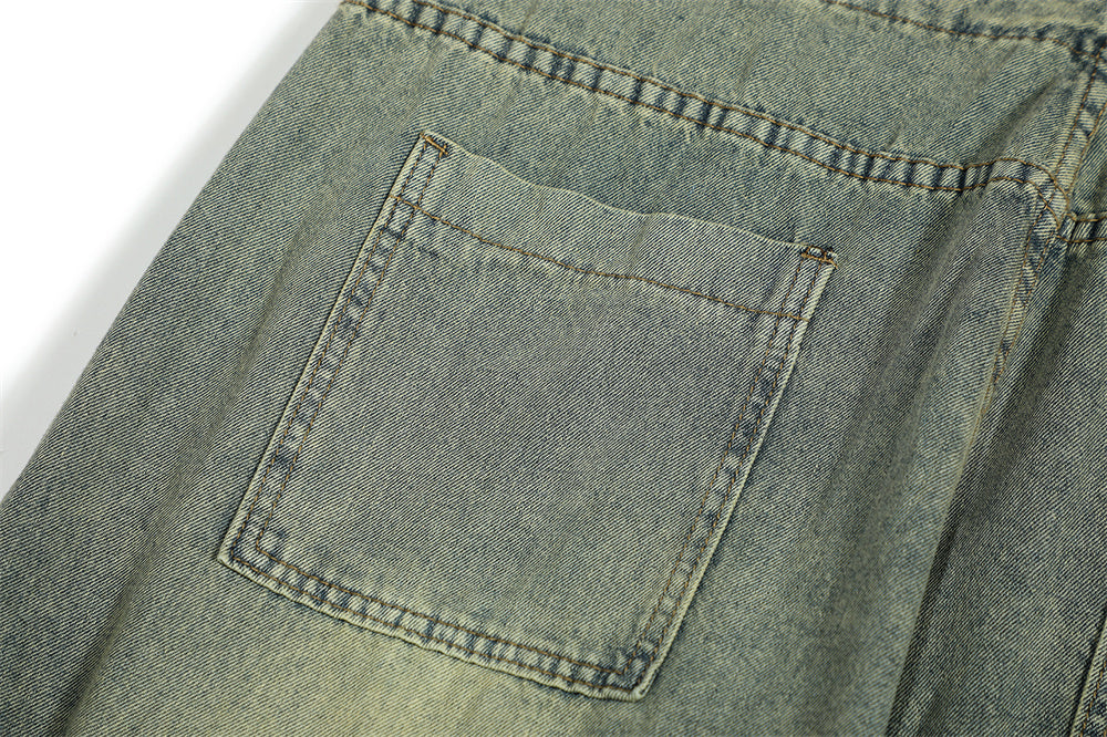 Stylish Multi-pocket Cargo Jeans Men Stylish Multi-pocket Cargo Jeans Men