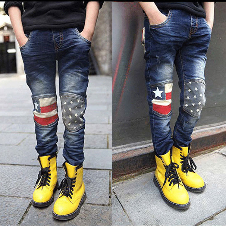 Boy patchwork jeans Boy patchwork jeans