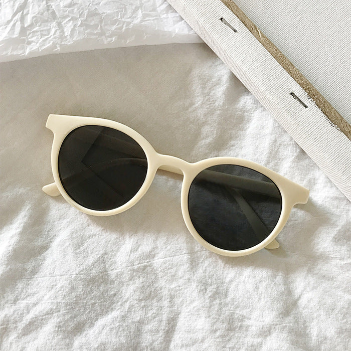 Men and women sunglasses round frame mirror Men and women sunglasses round frame mirror