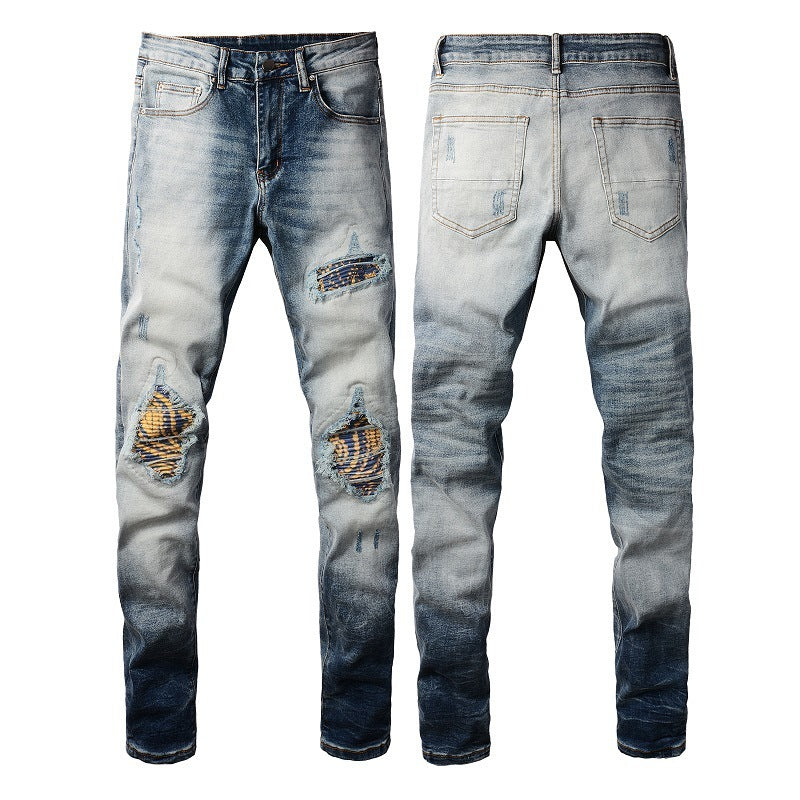 New American Retro Jeans Trendy Men New American Retro Jeans Trendy Men