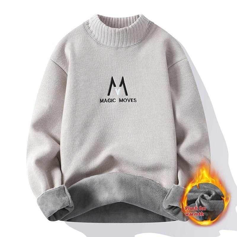 Sweater Men's Winter Fleece-lined Thickened Sweater Men's Winter Fleece-lined Thickened
