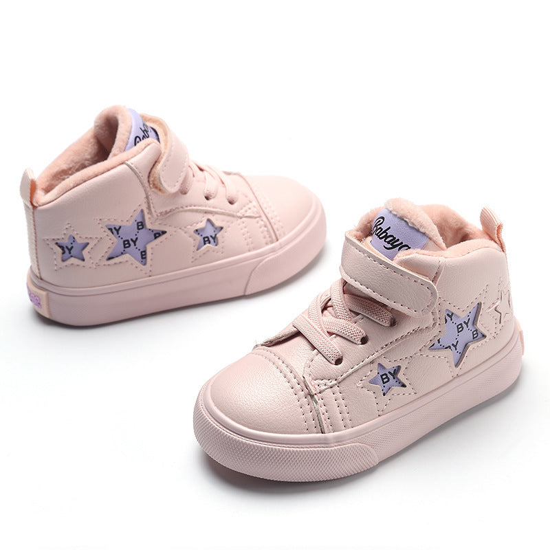 Stars Toddler Shoes Warm Cotton Shoes Sneakers Stars Toddler Shoes Warm Cotton Shoes Sneakers
