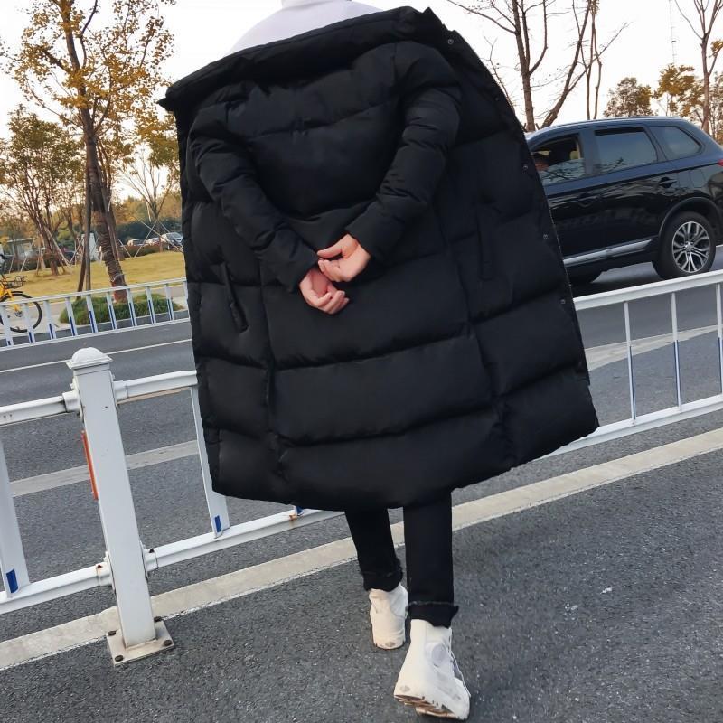 Over the knee down jacket men's long coat Over the knee down jacket men's long coat