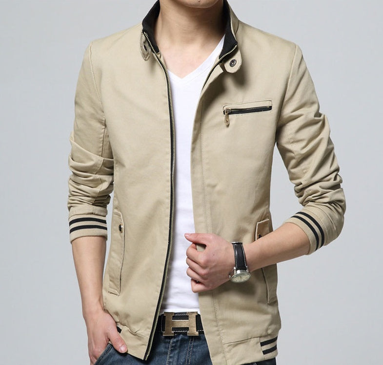 Brand New Spring Autumn Men Casual Jacket Coat Men's Fashion Washed Pure Cotton Brand-Clothing Jackets Male Coats Brand New Spring Autumn Men Casual Jacket Coat Men's Fashion Washed Pure Cotton Brand-Clothing Jackets Male Coats