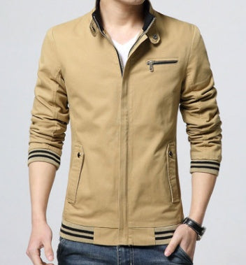 Brand New Spring Autumn Men Casual Jacket Coat Men's Fashion Washed Pure Cotton Brand-Clothing Jackets Male Coats Brand New Spring Autumn Men Casual Jacket Coat Men's Fashion Washed Pure Cotton Brand-Clothing Jackets Male Coats