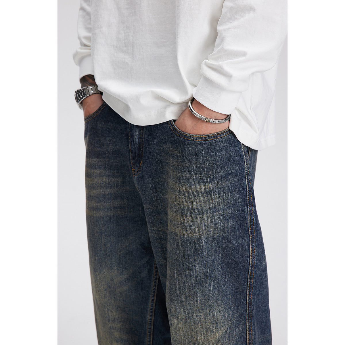 All-match Loose Straight Jeans For Men All-match Loose Straight Jeans For Men