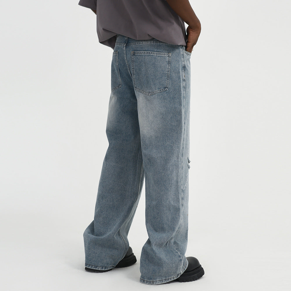 Fashion Holes Knee Jeans For Men Fashion Holes Knee Jeans For Men