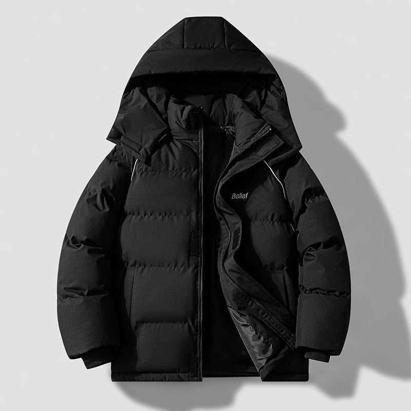 Warm Waterproof Fake Two-piece Cotton-padded Jacket Warm Waterproof Fake Two-piece Cotton-padded Jacket