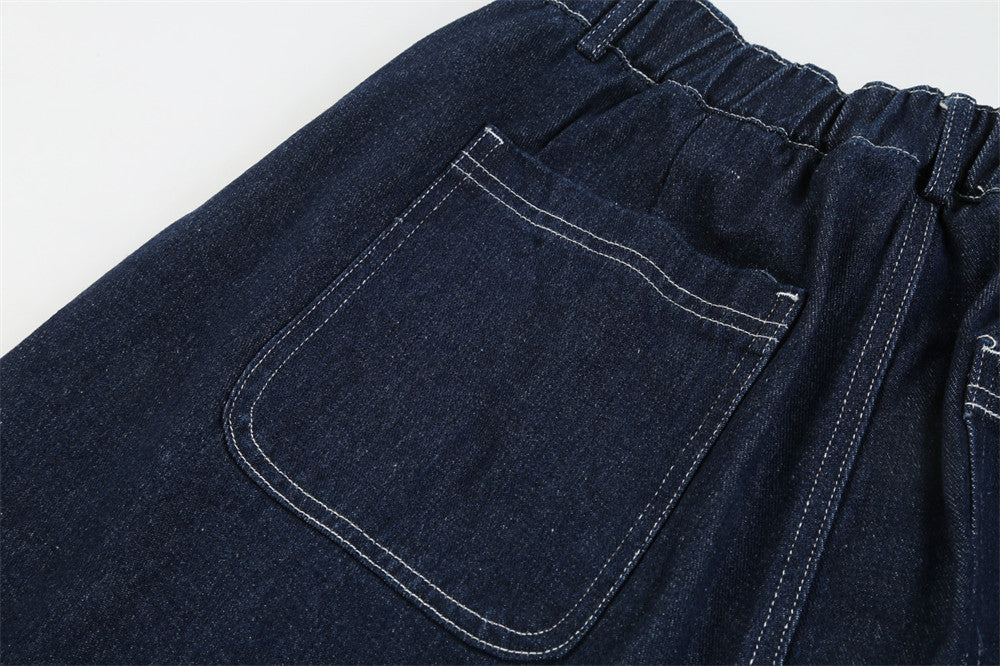 Tapered Wide-leg Workwear Jeans For Men Tapered Wide-leg Workwear Jeans For Men
