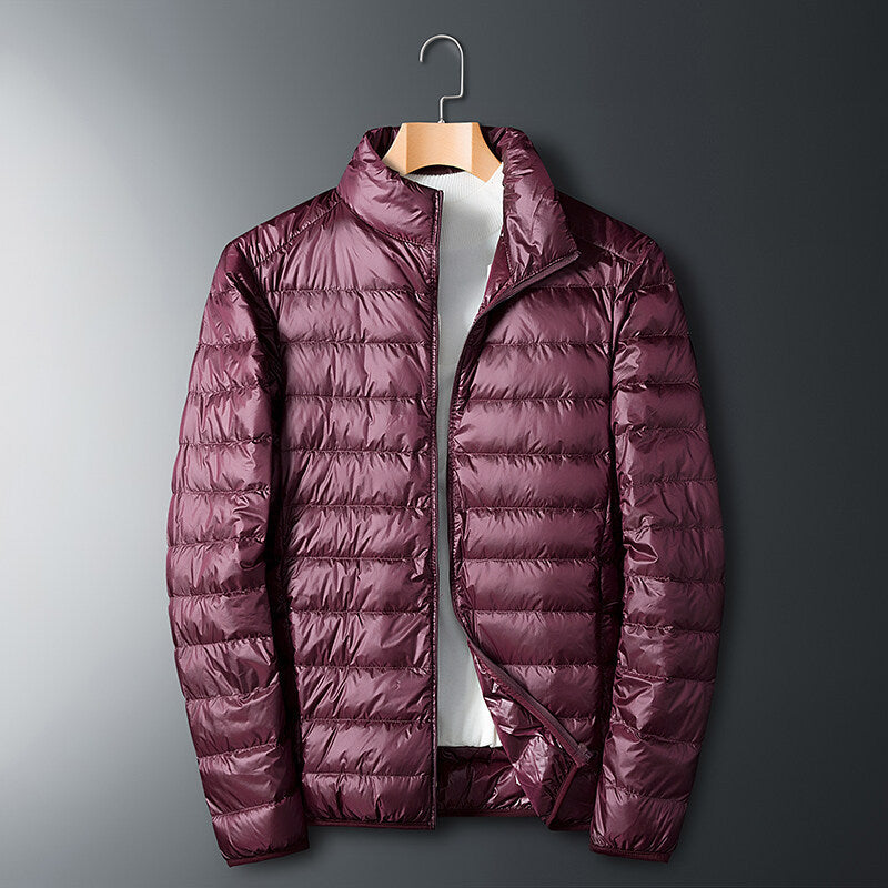 Autumn And Winter Men's Stand Collar Lightweight Down Jacket Autumn And Winter Men's Stand Collar Lightweight Down Jacket
