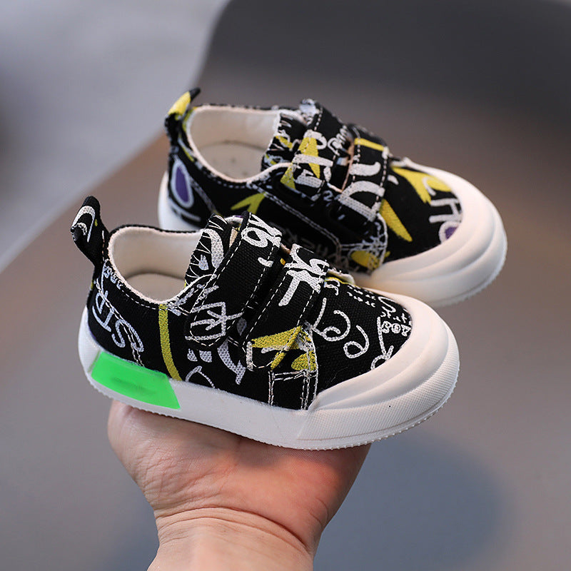 Baby Shoes Female 0-2 Years Old 1 Kids Canvas Shoes Boys Sneakers Baby Shoes Female 0-2 Years Old 1 Kids Canvas Shoes Boys Sneakers