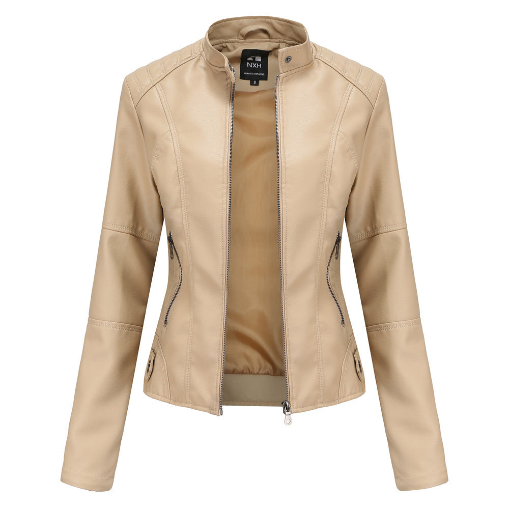 European And American Women's Leather Jackets European And American Women's Leather Jackets