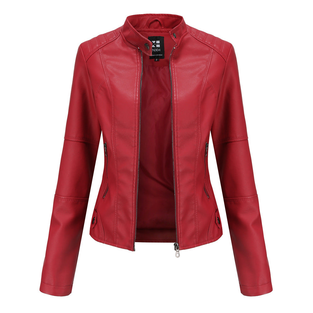 European And American Women's Leather Jackets European And American Women's Leather Jackets