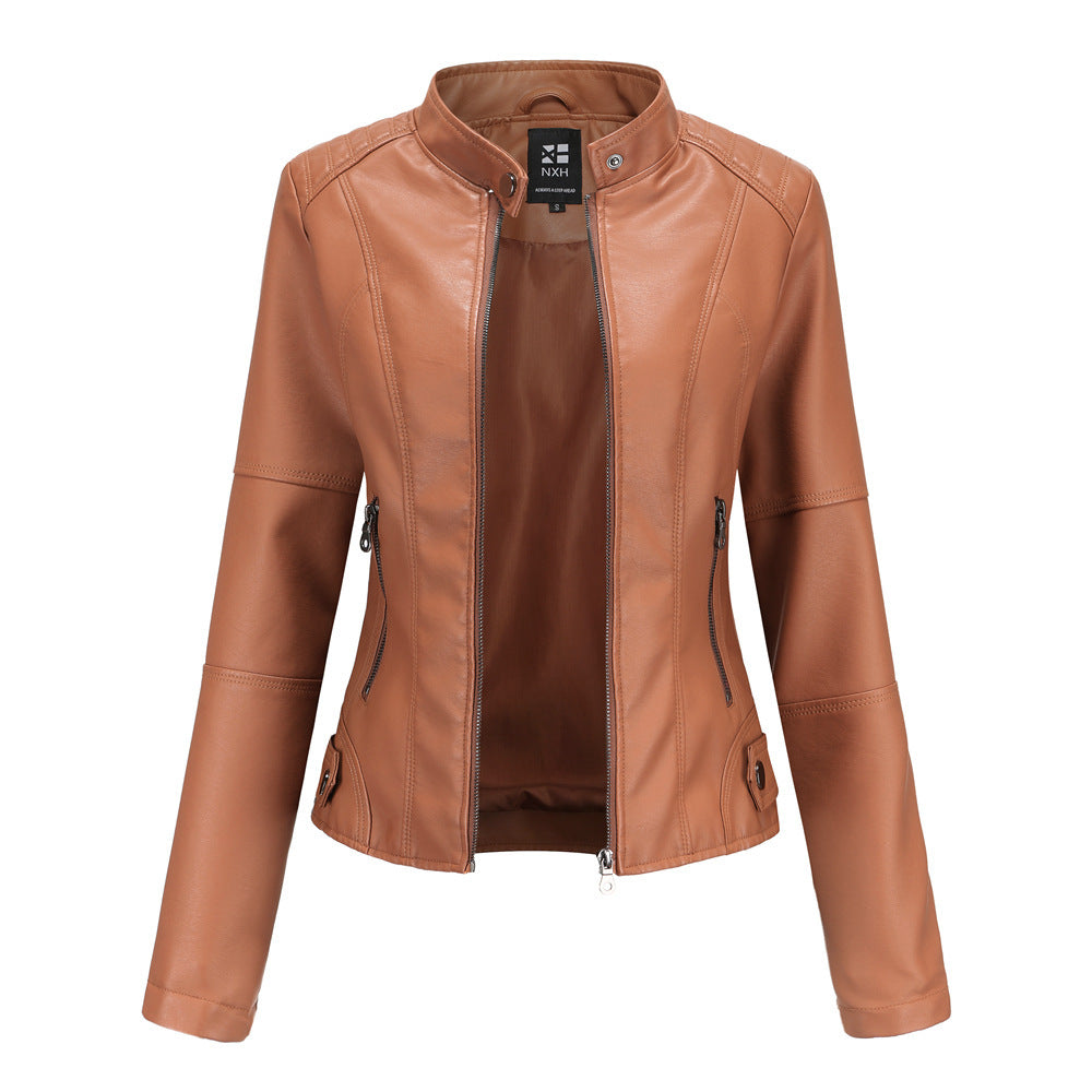 European And American Women's Leather Jackets European And American Women's Leather Jackets