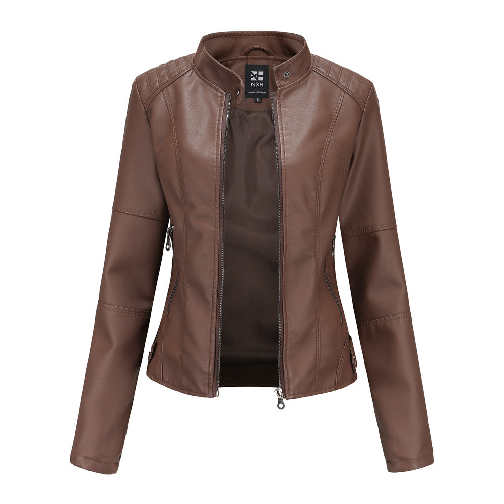 European And American Women's Leather Jackets European And American Women's Leather Jackets