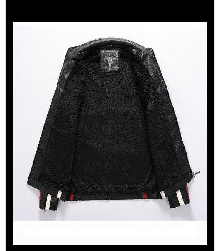 Men's Motorcycle Leather Street Motorcycle Racing Suit Men's Motorcycle Leather Street Motorcycle Racing Suit