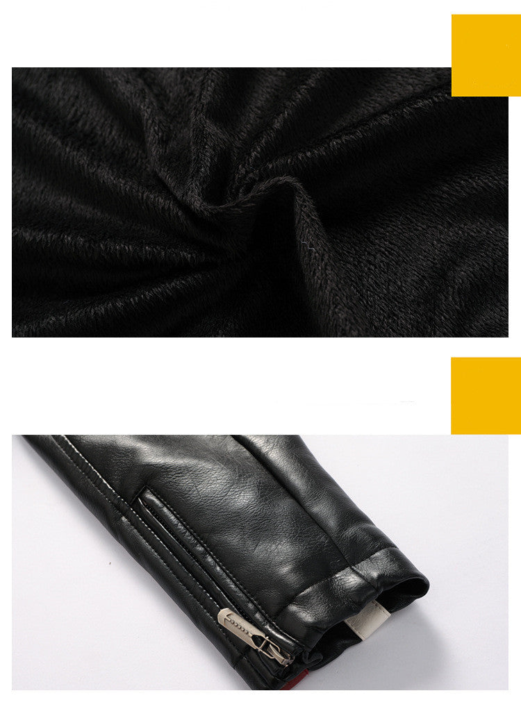 Men's Motorcycle Leather Street Motorcycle Racing Suit Men's Motorcycle Leather Street Motorcycle Racing Suit