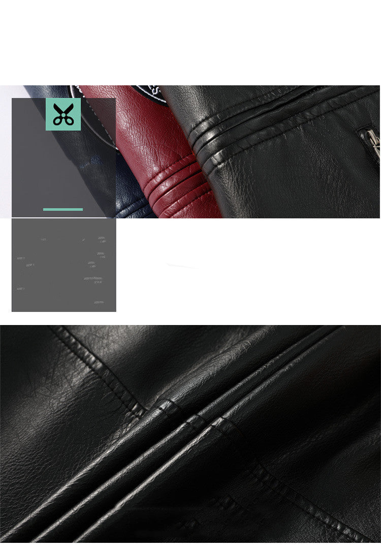 Men's Motorcycle Leather Street Motorcycle Racing Suit Men's Motorcycle Leather Street Motorcycle Racing Suit