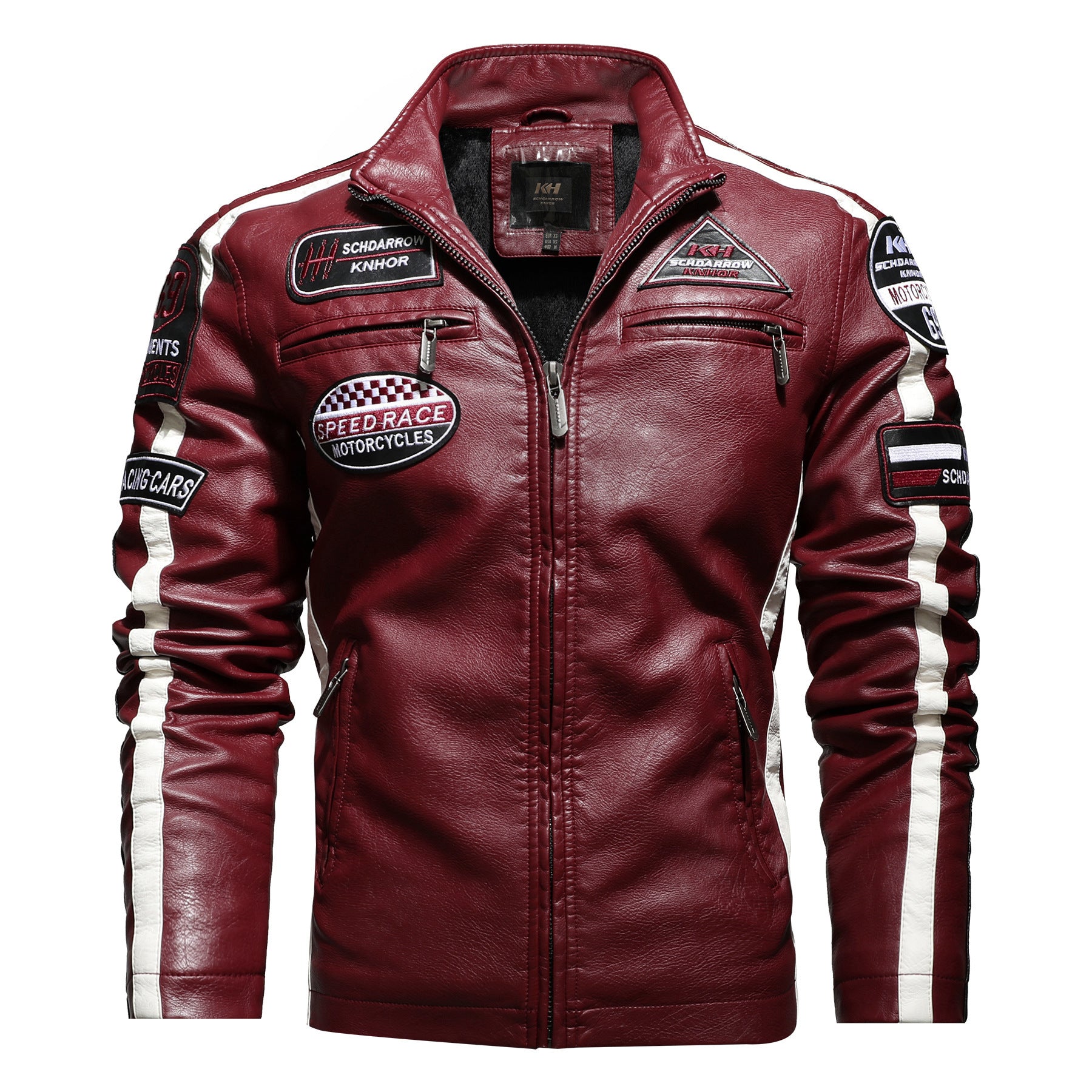 Men's Motorcycle Leather Street Motorcycle Racing Suit Men's Motorcycle Leather Street Motorcycle Racing Suit