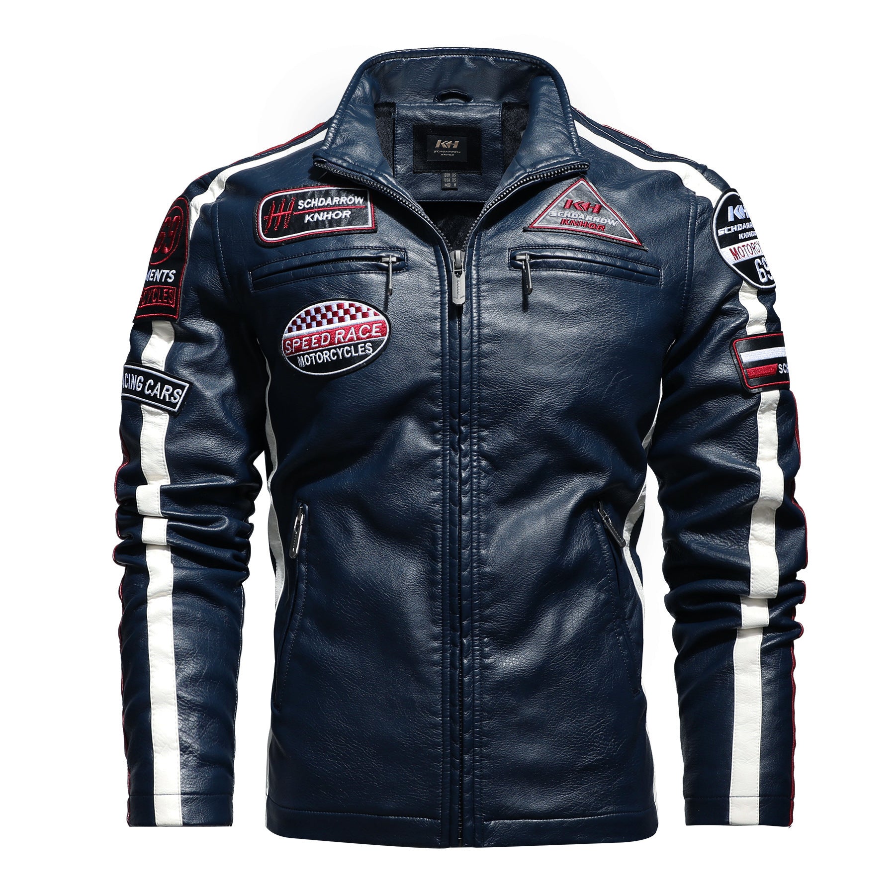 Men's Motorcycle Leather Street Motorcycle Racing Suit Men's Motorcycle Leather Street Motorcycle Racing Suit
