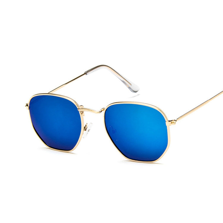 Metal Polygonal Sunglasses Men's And Women's Fashion Sunglasses Metal Polygonal Sunglasses Men's And Women's Fashion Sunglasses