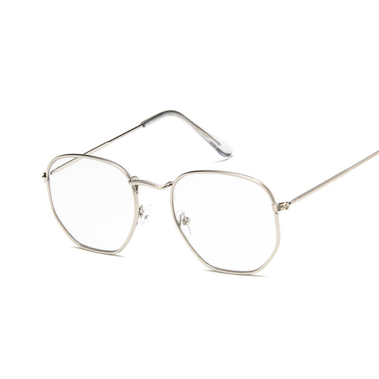 Metal Polygonal Sunglasses Men's And Women's Fashion Sunglasses Metal Polygonal Sunglasses Men's And Women's Fashion Sunglasses