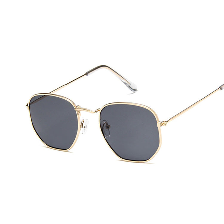 Metal Polygonal Sunglasses Men's And Women's Fashion Sunglasses Metal Polygonal Sunglasses Men's And Women's Fashion Sunglasses