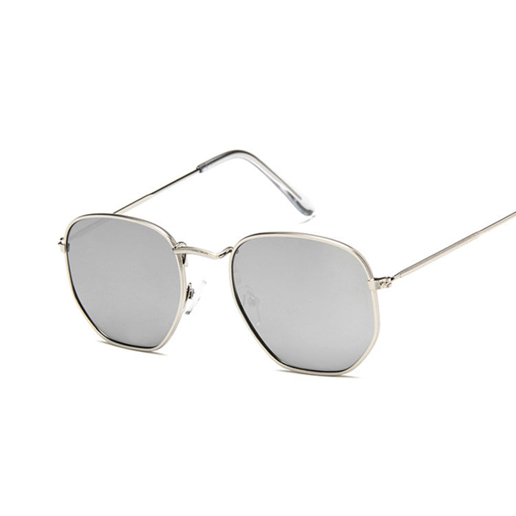 Metal Polygonal Sunglasses Men's And Women's Fashion Sunglasses Metal Polygonal Sunglasses Men's And Women's Fashion Sunglasses