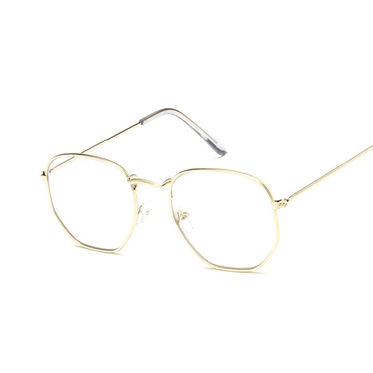 Metal Polygonal Sunglasses Men's And Women's Fashion Sunglasses Metal Polygonal Sunglasses Men's And Women's Fashion Sunglasses