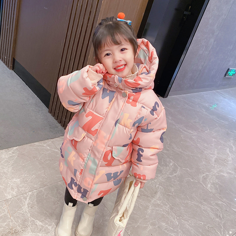 Western Style Children's Clothing, Baby Girls, Cotton-Padded Clothing, Children's Cotton Clothing Western Style Children's Clothing, Baby Girls, Cotton-Padded Clothing, Children's Cotton Clothing
