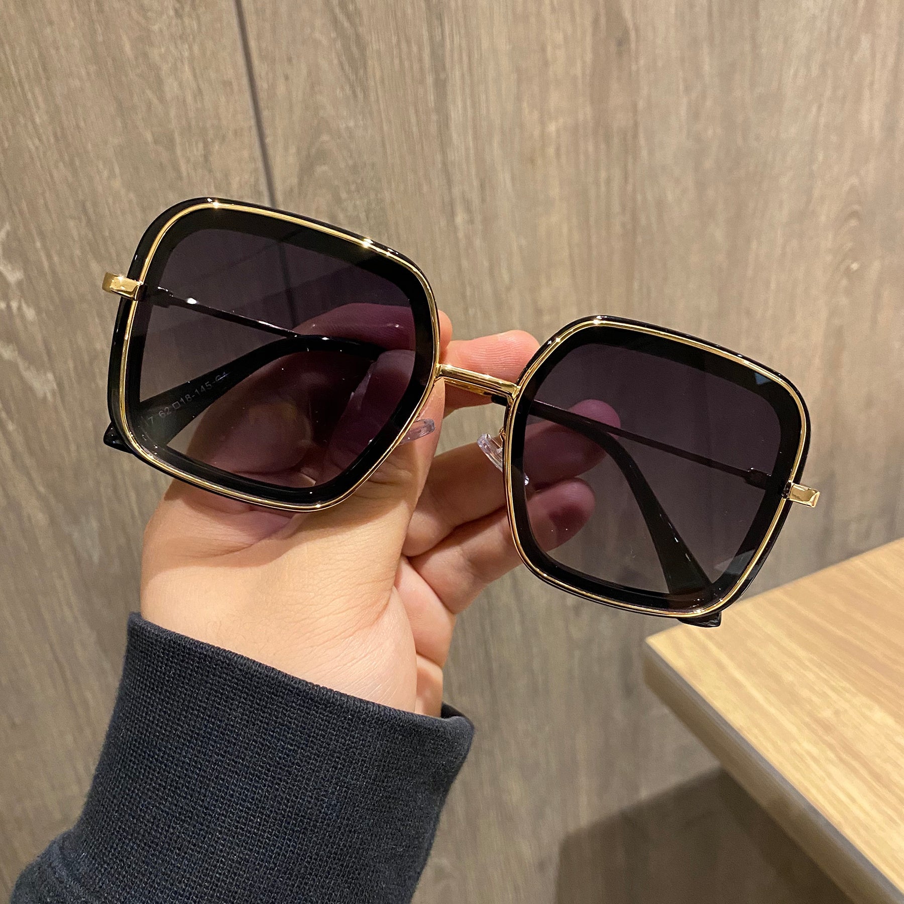 Retro Big Frame Square Brown Sunglasses For Women Retro Big Frame Square Brown Sunglasses For Women