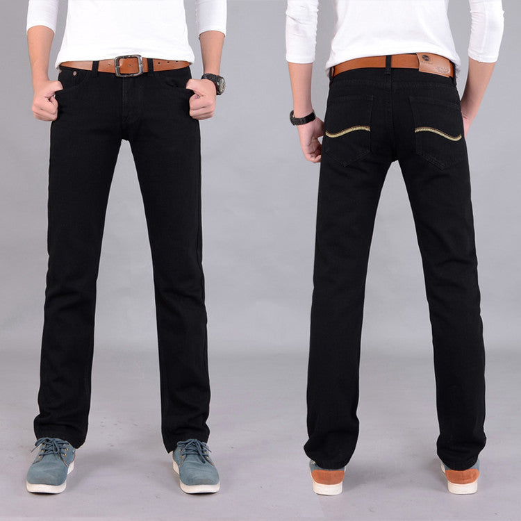 Men's Jeans Slim Straight Long Pants Men's Jeans Slim Straight Long Pants