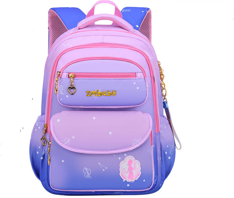 Kamida Primary School Schoolbag Female Sweet And Cute Gradient Backpack 1-3-6 Grade Large Capacity Kamida Primary School Schoolbag Female Sweet And Cute Gradient Backpack 1-3-6 Grade Large Capacity