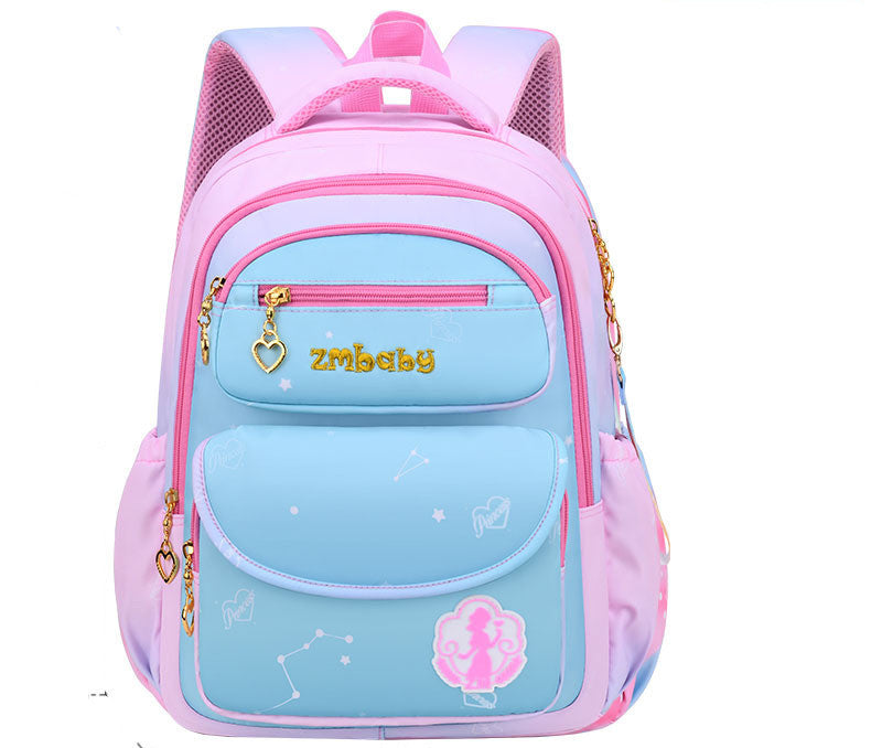 Kamida Primary School Schoolbag Female Sweet And Cute Gradient Backpack 1-3-6 Grade Large Capacity Kamida Primary School Schoolbag Female Sweet And Cute Gradient Backpack 1-3-6 Grade Large Capacity