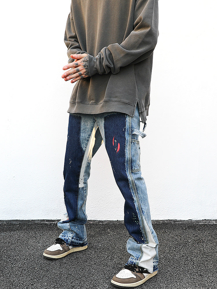 Flared Pants Sub-Trend Personality Niche Stacking Jeans Flared Pants Sub-Trend Personality Niche Stacking Jeans