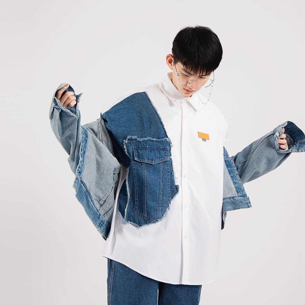Bangboy Men''s Shirt Long Sleeve Handsome Jeans Bangboy Men''s Shirt Long Sleeve Handsome Jeans