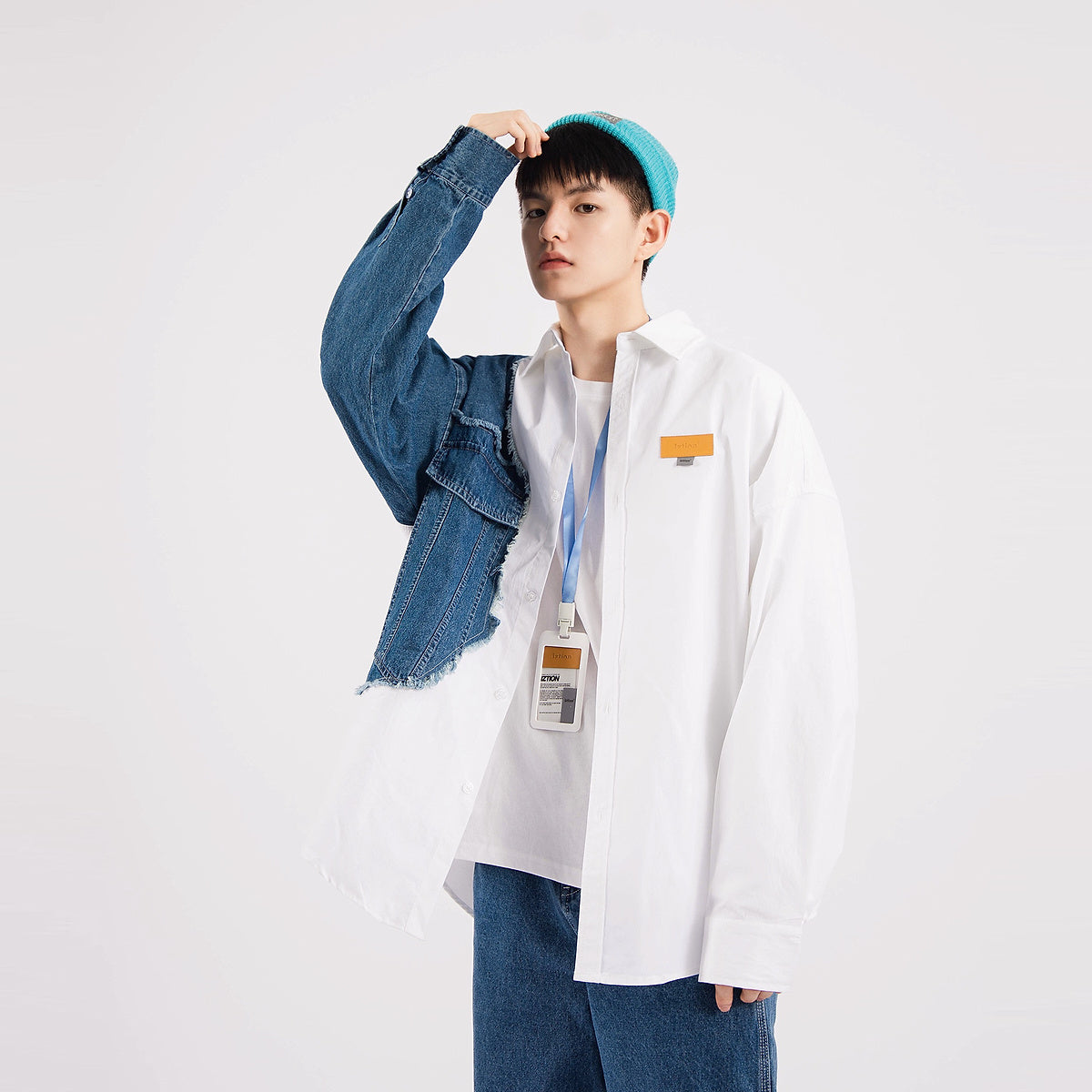 Bangboy Men''s Shirt Long Sleeve Handsome Jeans Bangboy Men''s Shirt Long Sleeve Handsome Jeans