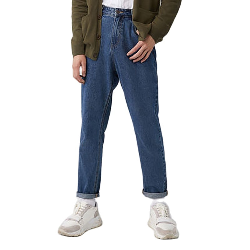 Denim Jeans Men New Loose Cotton Jeans Man Autumn Tap Denim Jeans Men New Loose Cotton Jeans Man Autumn Tap