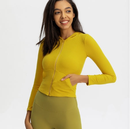 Women'S Sports Jackets Are Thin, Tight-Fitting Stretch And Quick-Drying Yoga Clothes, Running Tops, Long-Sleeved Fitness Clothes Women'S Sports Jackets Are Thin, Tight-Fitting Stretch And Quick-Drying Yoga Clothes, Running Tops, Long-Sleeved Fitness Clothes
