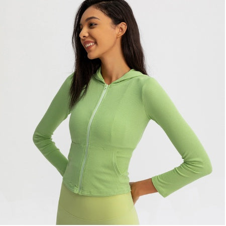 Women'S Sports Jackets Are Thin, Tight-Fitting Stretch And Quick-Drying Yoga Clothes, Running Tops, Long-Sleeved Fitness Clothes Women'S Sports Jackets Are Thin, Tight-Fitting Stretch And Quick-Drying Yoga Clothes, Running Tops, Long-Sleeved Fitness Clothes