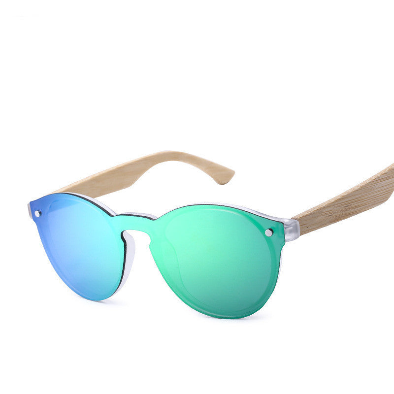 Sunglasses Color Film Wood Round Sunglasses Round Fashion Retro Bamboo Glasses For Men And Women Sunglasses Color Film Wood Round Sunglasses Round Fashion Retro Bamboo Glasses For Men And Women