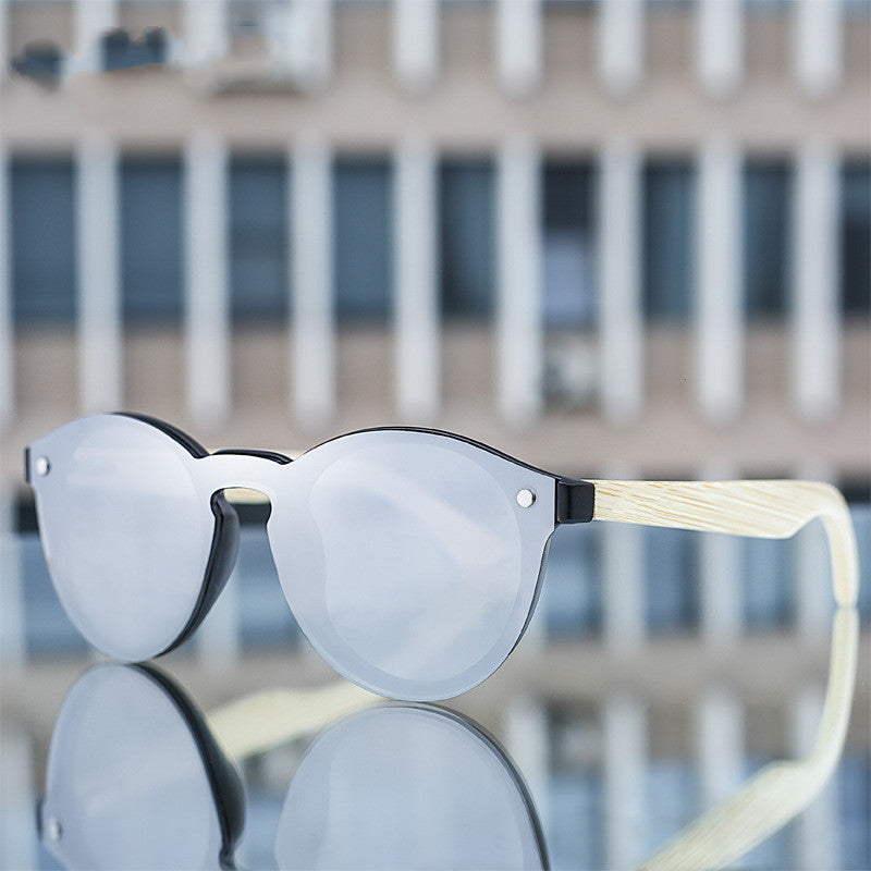 Sunglasses Color Film Wood Round Sunglasses Round Fashion Retro Bamboo Glasses For Men And Women Sunglasses Color Film Wood Round Sunglasses Round Fashion Retro Bamboo Glasses For Men And Women