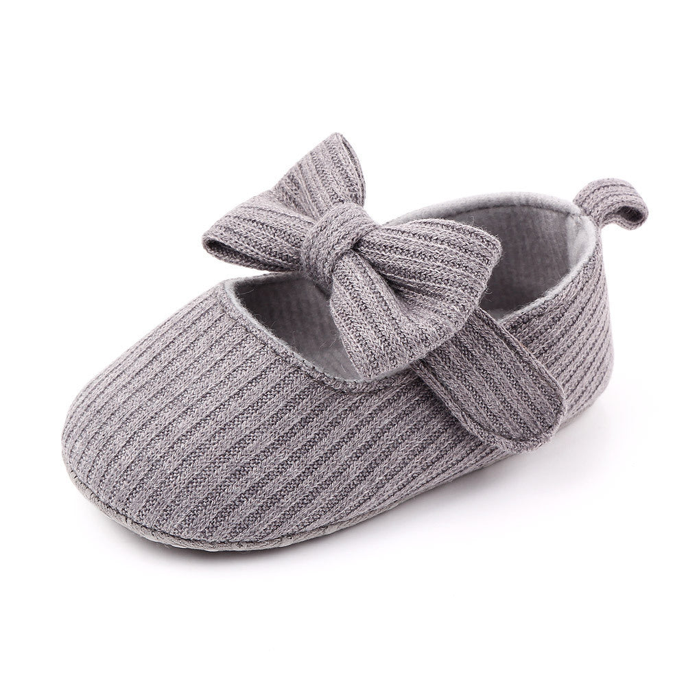 Bowknot Woolen Knit Baby Shoes Moccasins Princess Shoes Baby Shoes Bowknot Woolen Knit Baby Shoes Moccasins Princess Shoes Baby Shoes