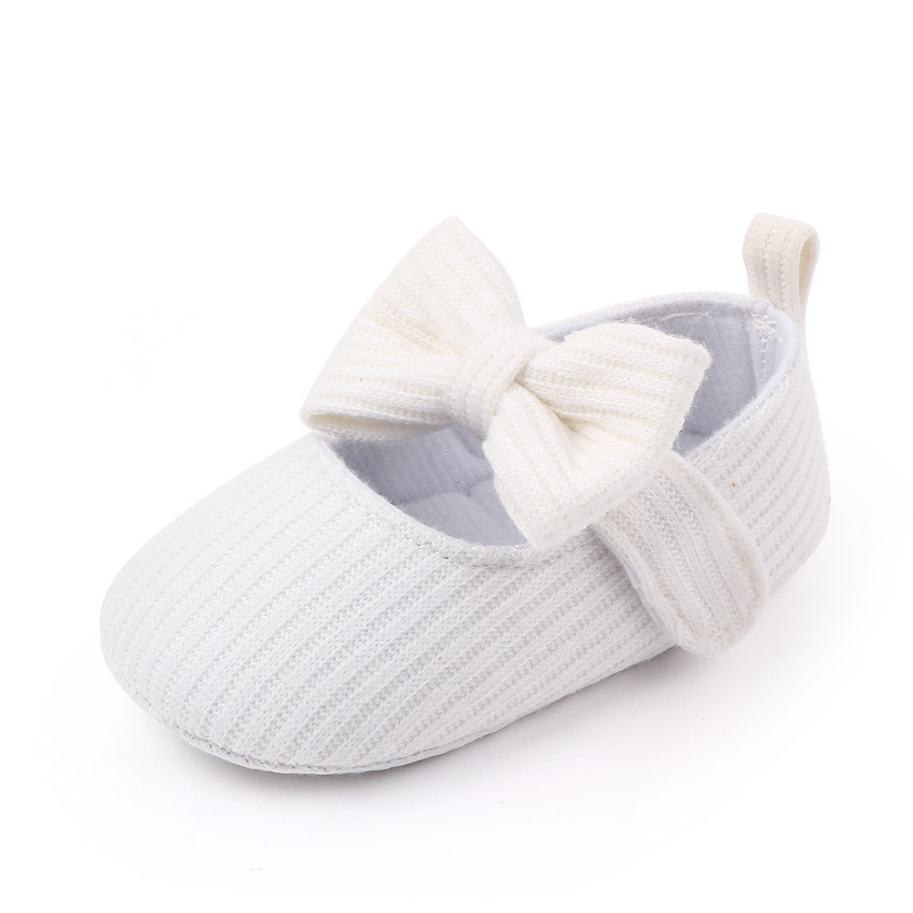 Bowknot Woolen Knit Baby Shoes Moccasins Princess Shoes Baby Shoes Bowknot Woolen Knit Baby Shoes Moccasins Princess Shoes Baby Shoes