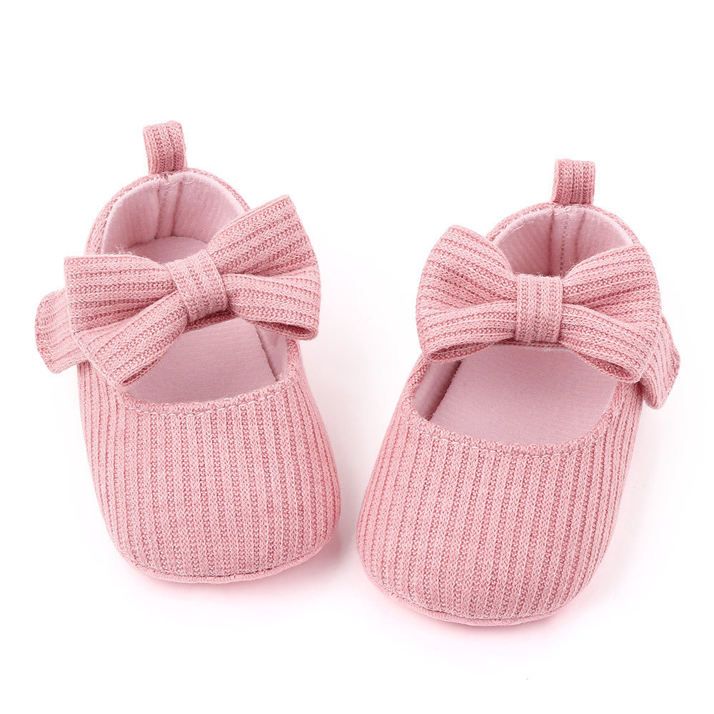 Bowknot Woolen Knit Baby Shoes Moccasins Princess Shoes Baby Shoes Bowknot Woolen Knit Baby Shoes Moccasins Princess Shoes Baby Shoes