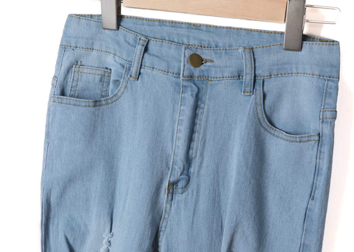 Ripped Jeans Women Trousers European And American Cross-border Hot Models Plus Size Pants Women Ripped Jeans Women Trousers European And American Cross-border Hot Models Plus Size Pants Women