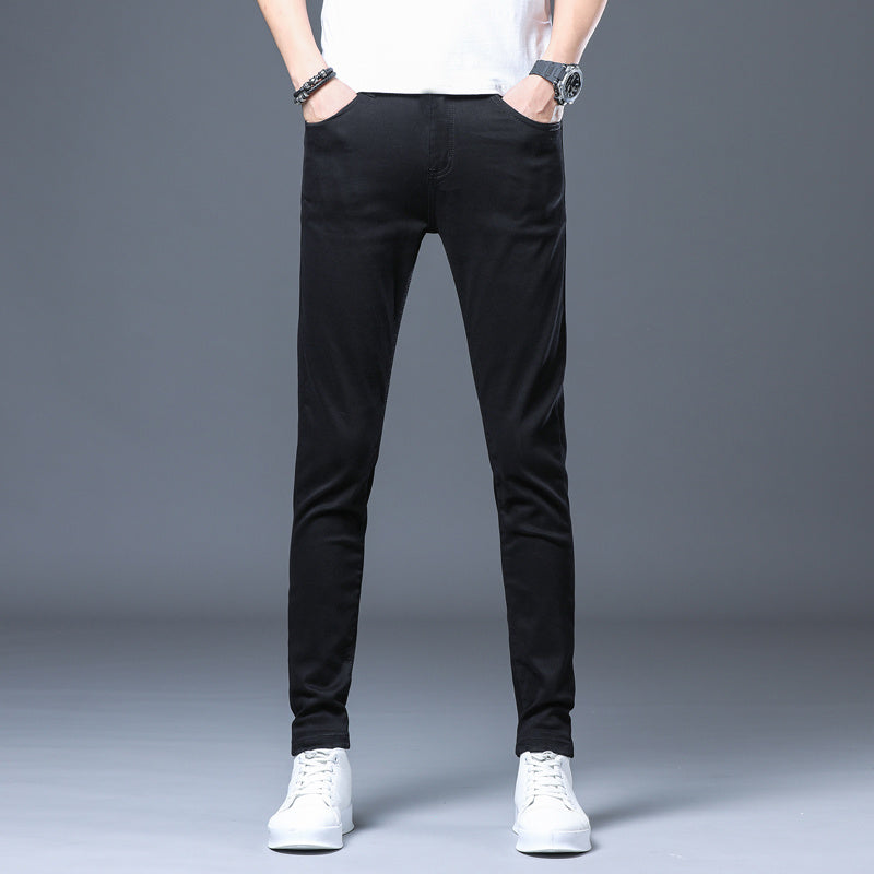 Spring And Summer Thin White Jeans Men Men'S Holes Casual Stretch Slim Fit Pants Men Spring And Summer Thin White Jeans Men Men'S Holes Casual Stretch Slim Fit Pants Men