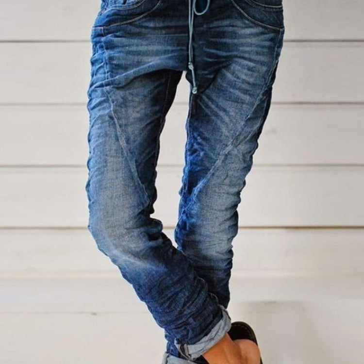 Women's Jeans Straight Stretch Elastic Pants Women's Jeans Straight Stretch Elastic Pants
