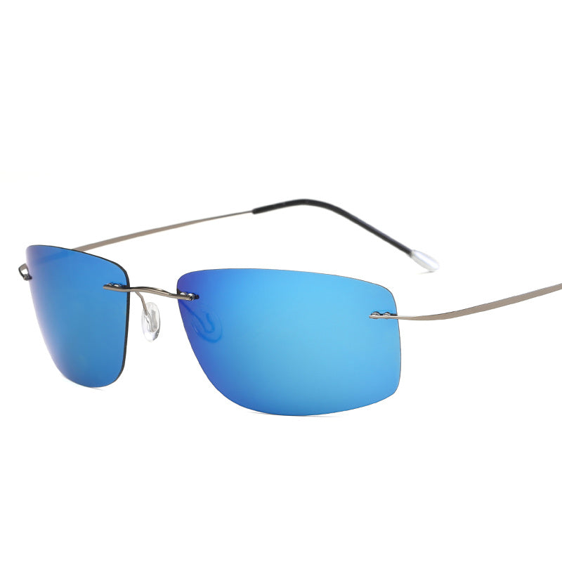 Sunglasses Rimless Pure Titanium Light Sunglasses Sunglasses Rimless Pure Titanium Light Sunglasses